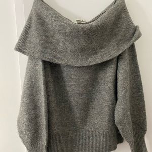 H & M off the shoulder sweater